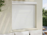 Roller Shutter White 100 x 130 cm Aluminium and Polyurethane 42047055