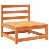 9 Piece Garden Sofa Set Wax Brown Solid Wood Pine 3299626
