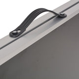 Folding Pasting Table MDF and Aluminium 200x60x78 cm 142920