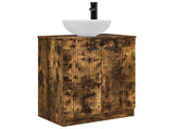 Bathroom Vanity with Sink Smoked Oak 54 x 35 x 83 cm 890143