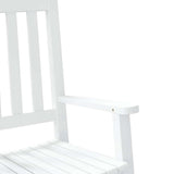 Rocking Chair for Children White Solid Wood Poplar 4008877