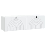 Wall-Mounted TV Cabinet White 98 x 31 x 30 cm Engineered Wood 898215