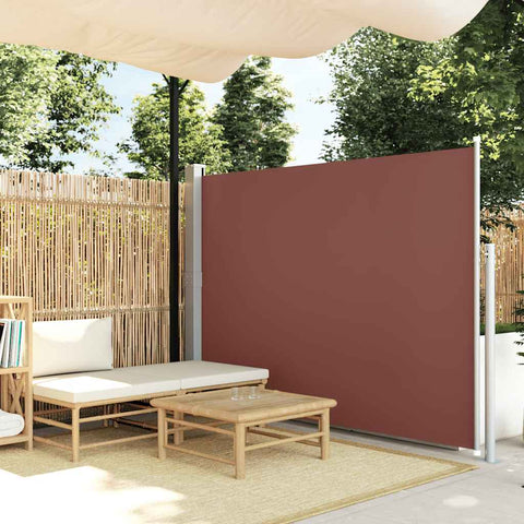 Retractable Side Awning 160 x 500 cm Brown 45465