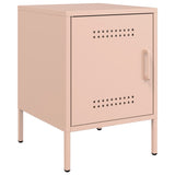 Bedside Cabinet Pink 36x39x50.5 cm Steel 842912