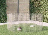 Free Range Animal Enclosure 8-Panel 54x80 cm Galvanised Iron 171578