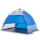 ZNTS Beach Tent 2-Person Azure Blue Quick Release Waterproof 4005299