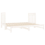 Pull-out Day Bed without Mattress White 2x cm 3124773