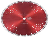Diamond Cutting Disc with Turbo and Holes Steel 350 mm 143234