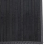 Rug Rectangular Grey100x400 cm Bamboo 376958