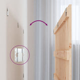Wall Headboard 140x3x60 cm Solid Wood Pine 824868