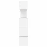 8 Piece TV Cabinet Set White Engineered Wood 3078723