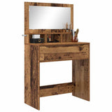 Bedroom Dressing Tables with Drawer Old Wood 80 x 39.6 x 135 cm 888985