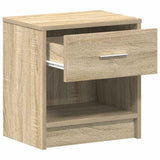 Bedside Cabinets 2 pcs with Drawer Sonoma Oak 39x28x41 cm 858754