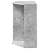 Corner LED TV Cabinet 100x40x68cm Concrete Grey Engineered Wood 889788