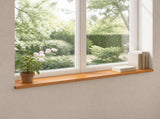 Window Sills 2 pcs Light Brown 110 x 40 x 2 cm Solid Beech Wood 42048203