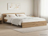 Bed Frame with Headboard Artisan Oak 160 x 200 cm 3445772