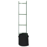 Tomato Cages with Plant Bags 4 pcs 154 cm Steel and PP 3281486