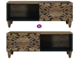 Coffee Table Brown 80 x 50 x 40 cm Solid Mango Wood 4018336