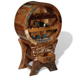 Wine Rack for 10 Bottles Solid Reclaimed Wood 243973