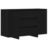 Sideboard Black Oak 120 x 41 x 75 cm Engineered Wood 3333915
