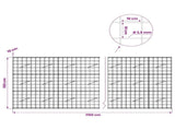 Gabion with 3.5 mm Wire and 10x10 cm Mesh 1150x10x150 cm 3463049