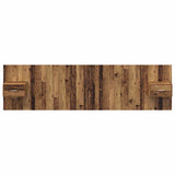 Headboard with Cabinet 3 pcs Old Wood Engineered Wood 3415737