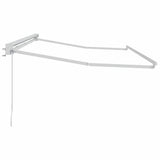 Awning Frame Manual Adjustable White 4 x 2 m Steel 42002525