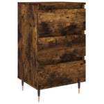 ZNTS Bedside Cabinet Smoked Oak 40x35x69 cm Engineered Wood 826918