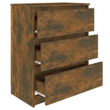 815510 Sideboard Smoked Oak 60x35x76 cm Engineered Wood