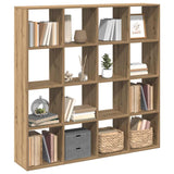 Book Cabinet Artisian Oak 102x29x143 cm Engineered Wood 3310297