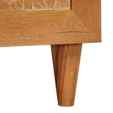 Coffee Table Light Brown 80 x 50 x 40 cm Solid Acacia wood 4018085