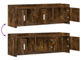 TV Cabinet 102 x 33 x 47 cm Smoked Oak Engineered Wood 8011191