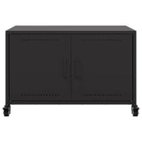 TV Cabinet Black 68x39x43.5 cm Steel 846638