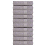 Hand Towels "FROGN" 10 pcs Grey 50x100 cm 360 gsm 136832