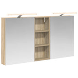 Bathroom Cabinet Set 3 pcs 130 x 14.5 x 70 cm Engineered wood 3403770