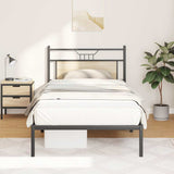 Bed Frame without Mattress Sonoma Oak 107x203 cm Engineered Wood 4106788
