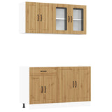 4 Piece Kitchen Cabinet Set Kalmar Artisan Oak Engineered Wood 3314870