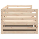 Day bed with Trundle without Mattress 80x200 cm 868188