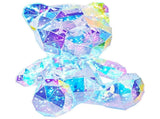 Prismatic Iridescent LED Bear Multicolour 32 x 28 x 38 cm 42056635