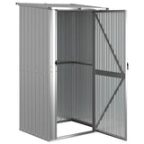 Garden Shed Grey 118.5x97x209.5 cm Galvanised Steel 150900