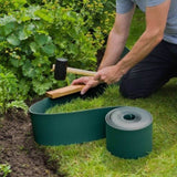 ZNTS Nature Garden Border Edging 0.15x10 m Green 423492