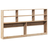 Headboard with Storage 180 cm Solid Wood Pine 855651