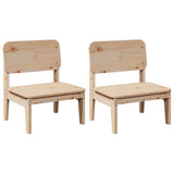 Garden Chairs 2 pcs 60x52.5x72 cm Solid Wood Pine 859322