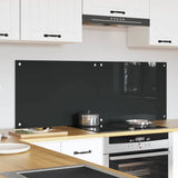 Kitchen Backsplash 2 pcs Dark Grey 70 x 50 cm Tempered Glass 3415459