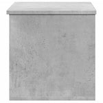 ZNTS Storage Box Concrete Grey 60x35x35 cm Engineered Wood 840677