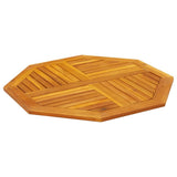 Table Top 90x90x2.2 cm Octagonal Solid Wood Acacia 4004263