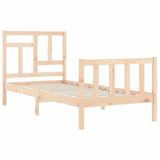 Bed Frame without Mattress 90x200 cm Solid Wood Pine 3193126