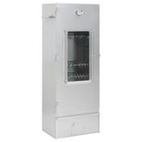 BBQ Oven Smoker with Table Galvanised Steel 3187615