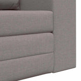 Sofa Bed Taupe 148 x 71 x 83 cm Velvet 4106678