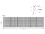 Gabion with 5 mm Wire and 5x5 cm Mesh 600x20x200 cm 3464118
